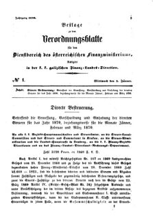 Verordnungsblatt für den Dienstbereich des K.K. Finanzministeriums für die im Reichsrate Vertretenen Königreiche und Länder : [...] : Beilage zu dem Verordnungsblatte für den Dienstbereich des K.K. Österr. Finanz-Ministeriums 