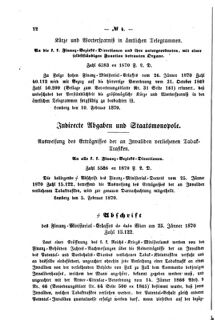 Verordnungsblatt für den Dienstbereich des K.K. Finanzministeriums für die im Reichsrate Vertretenen Königreiche und Länder : [...] : Beilage zu dem Verordnungsblatte für den Dienstbereich des K.K. Österr. Finanz-Ministeriums  18700217 Seite: 2