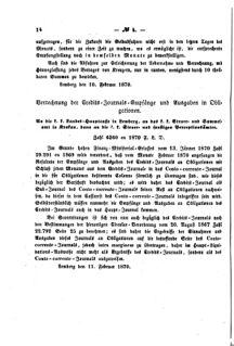 Verordnungsblatt für den Dienstbereich des K.K. Finanzministeriums für die im Reichsrate Vertretenen Königreiche und Länder : [...] : Beilage zu dem Verordnungsblatte für den Dienstbereich des K.K. Österr. Finanz-Ministeriums  18700217 Seite: 4