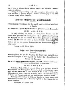 Verordnungsblatt für den Dienstbereich des K.K. Finanzministeriums für die im Reichsrate Vertretenen Königreiche und Länder : [...] : Beilage zu dem Verordnungsblatte für den Dienstbereich des K.K. Österr. Finanz-Ministeriums  18700310 Seite: 4