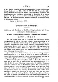 Verordnungsblatt für den Dienstbereich des K.K. Finanzministeriums für die im Reichsrate Vertretenen Königreiche und Länder : [...] : Beilage zu dem Verordnungsblatte für den Dienstbereich des K.K. Österr. Finanz-Ministeriums  18700326 Seite: 3