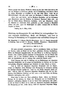 Verordnungsblatt für den Dienstbereich des K.K. Finanzministeriums für die im Reichsrate Vertretenen Königreiche und Länder : [...] : Beilage zu dem Verordnungsblatte für den Dienstbereich des K.K. Österr. Finanz-Ministeriums  18700326 Seite: 6