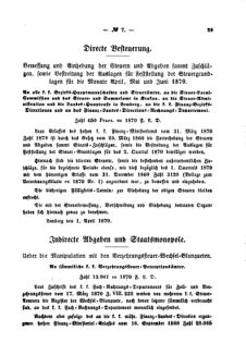 Verordnungsblatt für den Dienstbereich des K.K. Finanzministeriums für die im Reichsrate Vertretenen Königreiche und Länder : [...] : Beilage zu dem Verordnungsblatte für den Dienstbereich des K.K. Österr. Finanz-Ministeriums  18700411 Seite: 3