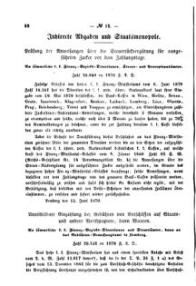 Verordnungsblatt für den Dienstbereich des K.K. Finanzministeriums für die im Reichsrate Vertretenen Königreiche und Länder : [...] : Beilage zu dem Verordnungsblatte für den Dienstbereich des K.K. Österr. Finanz-Ministeriums  18700627 Seite: 2