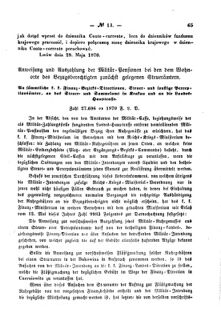 Verordnungsblatt für den Dienstbereich des K.K. Finanzministeriums für die im Reichsrate Vertretenen Königreiche und Länder : [...] : Beilage zu dem Verordnungsblatte für den Dienstbereich des K.K. Österr. Finanz-Ministeriums  18700716 Seite: 11