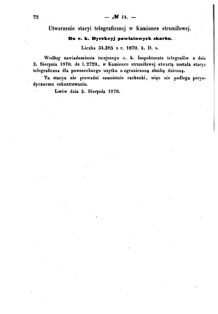 Verordnungsblatt für den Dienstbereich des K.K. Finanzministeriums für die im Reichsrate Vertretenen Königreiche und Länder : [...] : Beilage zu dem Verordnungsblatte für den Dienstbereich des K.K. Österr. Finanz-Ministeriums  18700818 Seite: 6