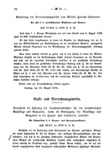 Verordnungsblatt für den Dienstbereich des K.K. Finanzministeriums für die im Reichsrate Vertretenen Königreiche und Länder : [...] : Beilage zu dem Verordnungsblatte für den Dienstbereich des K.K. Österr. Finanz-Ministeriums  18700910 Seite: 6