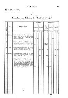 Verordnungsblatt für den Dienstbereich des K.K. Finanzministeriums für die im Reichsrate Vertretenen Königreiche und Länder : [...] : Beilage zu dem Verordnungsblatte für den Dienstbereich des K.K. Österr. Finanz-Ministeriums  18700910 Seite: 9