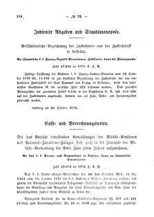 Verordnungsblatt für den Dienstbereich des K.K. Finanzministeriums für die im Reichsrate Vertretenen Königreiche und Länder : [...] : Beilage zu dem Verordnungsblatte für den Dienstbereich des K.K. Österr. Finanz-Ministeriums  18701124 Seite: 4