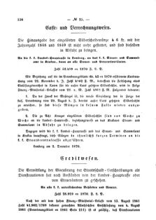 Verordnungsblatt für den Dienstbereich des K.K. Finanzministeriums für die im Reichsrate Vertretenen Königreiche und Länder : [...] : Beilage zu dem Verordnungsblatte für den Dienstbereich des K.K. Österr. Finanz-Ministeriums  18701224 Seite: 4