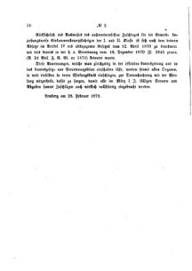 Verordnungsblatt für den Dienstbereich des K.K. Finanzministeriums für die im Reichsrate Vertretenen Königreiche und Länder : [...] : Beilage zu dem Verordnungsblatte für den Dienstbereich des K.K. Österr. Finanz-Ministeriums  18710303 Seite: 2