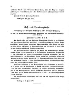 Verordnungsblatt für den Dienstbereich des K.K. Finanzministeriums für die im Reichsrate Vertretenen Königreiche und Länder : [...] : Beilage zu dem Verordnungsblatte für den Dienstbereich des K.K. Österr. Finanz-Ministeriums  18710806 Seite: 2