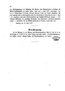 Verordnungsblatt für den Dienstbereich des K.K. Finanzministeriums für die im Reichsrate Vertretenen Königreiche und Länder : [...] : Beilage zu dem Verordnungsblatte für den Dienstbereich des K.K. Österr. Finanz-Ministeriums  18710806 Seite: 4