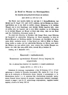 Verordnungsblatt für den Dienstbereich des K.K. Finanzministeriums für die im Reichsrate Vertretenen Königreiche und Länder : [...] : Beilage zu dem Verordnungsblatte für den Dienstbereich des K.K. Österr. Finanz-Ministeriums  18711012 Seite: 3