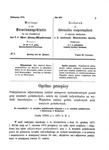 Verordnungsblatt für den Dienstbereich des K.K. Finanzministeriums für die im Reichsrate Vertretenen Königreiche und Länder : [...] : Beilage zu dem Verordnungsblatte für den Dienstbereich des K.K. Österr. Finanz-Ministeriums  18720126 Seite: 5