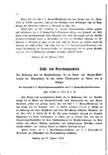 Verordnungsblatt für den Dienstbereich des K.K. Finanzministeriums für die im Reichsrate Vertretenen Königreiche und Länder : [...] : Beilage zu dem Verordnungsblatte für den Dienstbereich des K.K. Österr. Finanz-Ministeriums  18720304 Seite: 2