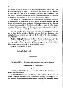 Verordnungsblatt für den Dienstbereich des K.K. Finanzministeriums für die im Reichsrate Vertretenen Königreiche und Länder : [...] : Beilage zu dem Verordnungsblatte für den Dienstbereich des K.K. Österr. Finanz-Ministeriums  18720420 Seite: 2