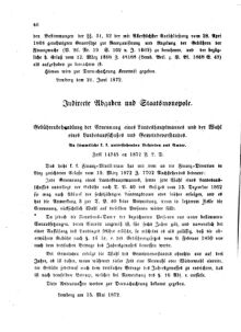 Verordnungsblatt für den Dienstbereich des K.K. Finanzministeriums für die im Reichsrate Vertretenen Königreiche und Länder : [...] : Beilage zu dem Verordnungsblatte für den Dienstbereich des K.K. Österr. Finanz-Ministeriums  18720717 Seite: 2