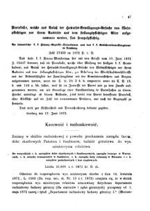 Verordnungsblatt für den Dienstbereich des K.K. Finanzministeriums für die im Reichsrate Vertretenen Königreiche und Länder : [...] : Beilage zu dem Verordnungsblatte für den Dienstbereich des K.K. Österr. Finanz-Ministeriums  18720717 Seite: 3