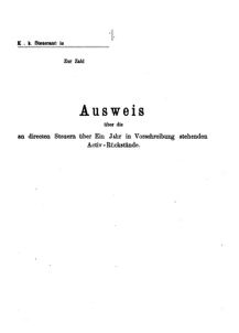 Verordnungsblatt für den Dienstbereich des K.K. Finanzministeriums für die im Reichsrate Vertretenen Königreiche und Länder : [...] : Beilage zu dem Verordnungsblatte für den Dienstbereich des K.K. Österr. Finanz-Ministeriums  18721129 Seite: 5