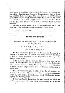 Verordnungsblatt für den Dienstbereich des K.K. Finanzministeriums für die im Reichsrate Vertretenen Königreiche und Länder : [...] : Beilage zu dem Verordnungsblatte für den Dienstbereich des K.K. Österr. Finanz-Ministeriums  18730721 Seite: 4