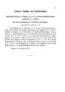 Verordnungsblatt für den Dienstbereich des K.K. Finanzministeriums für die im Reichsrate Vertretenen Königreiche und Länder : [...] : Beilage zu dem Verordnungsblatte für den Dienstbereich des K.K. Österr. Finanz-Ministeriums  18730829 Seite: 3