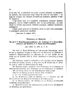 Verordnungsblatt für den Dienstbereich des K.K. Finanzministeriums für die im Reichsrate Vertretenen Königreiche und Länder : [...] : Beilage zu dem Verordnungsblatte für den Dienstbereich des K.K. Österr. Finanz-Ministeriums  18731229 Seite: 2