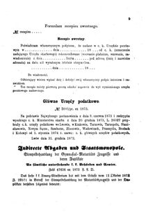 Verordnungsblatt für den Dienstbereich des K.K. Finanzministeriums für die im Reichsrate Vertretenen Königreiche und Länder : [...] : Beilage zu dem Verordnungsblatte für den Dienstbereich des K.K. Österr. Finanz-Ministeriums  18740125 Seite: 3