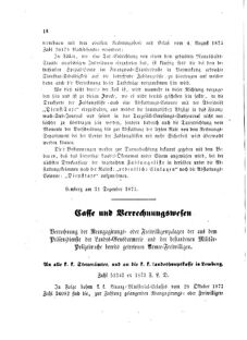 Verordnungsblatt für den Dienstbereich des K.K. Finanzministeriums für die im Reichsrate Vertretenen Königreiche und Länder : [...] : Beilage zu dem Verordnungsblatte für den Dienstbereich des K.K. Österr. Finanz-Ministeriums  18740204 Seite: 8