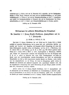 Verordnungsblatt für den Dienstbereich des K.K. Finanzministeriums für die im Reichsrate Vertretenen Königreiche und Länder : [...] : Beilage zu dem Verordnungsblatte für den Dienstbereich des K.K. Österr. Finanz-Ministeriums  18741130 Seite: 2