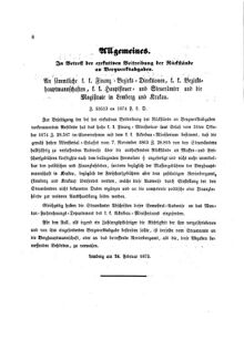 Verordnungsblatt für den Dienstbereich des K.K. Finanzministeriums für die im Reichsrate Vertretenen Königreiche und Länder : [...] : Beilage zu dem Verordnungsblatte für den Dienstbereich des K.K. Österr. Finanz-Ministeriums  18750310 Seite: 2