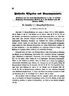 Verordnungsblatt für den Dienstbereich des K.K. Finanzministeriums für die im Reichsrate Vertretenen Königreiche und Länder : [...] : Beilage zu dem Verordnungsblatte für den Dienstbereich des K.K. Österr. Finanz-Ministeriums  18750420 Seite: 2