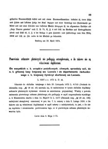 Verordnungsblatt für den Dienstbereich des K.K. Finanzministeriums für die im Reichsrate Vertretenen Königreiche und Länder : [...] : Beilage zu dem Verordnungsblatte für den Dienstbereich des K.K. Österr. Finanz-Ministeriums  18750529 Seite: 3