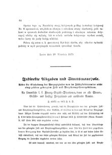 Verordnungsblatt für den Dienstbereich des K.K. Finanzministeriums für die im Reichsrate Vertretenen Königreiche und Länder : [...] : Beilage zu dem Verordnungsblatte für den Dienstbereich des K.K. Österr. Finanz-Ministeriums  18751007 Seite: 2