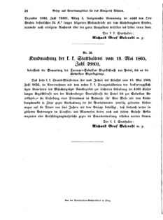 Gesetz-und Verordnungsblatt für das Königreich Böhmen 18650613 Seite: 4