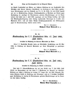 Gesetz-und Verordnungsblatt für das Königreich Böhmen 18650806 Seite: 2