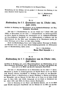 Gesetz-und Verordnungsblatt für das Königreich Böhmen 18651115 Seite: 3