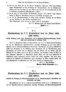 Gesetz-und Verordnungsblatt für das Königreich Böhmen 18660211 Seite: 2