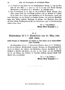 Gesetz-und Verordnungsblatt für das Königreich Böhmen 18660505 Seite: 4