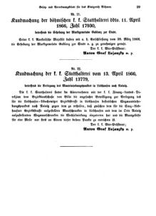 Gesetz-und Verordnungsblatt für das Königreich Böhmen 18660506 Seite: 3