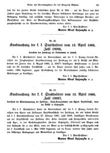 Gesetz-und Verordnungsblatt für das Königreich Böhmen 18660518 Seite: 3