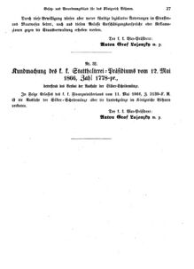 Gesetz-und Verordnungsblatt für das Königreich Böhmen 18660522 Seite: 3