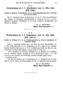 Gesetz-und Verordnungsblatt für das Königreich Böhmen 18660608 Seite: 3