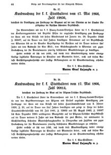 Gesetz-und Verordnungsblatt für das Königreich Böhmen 18660616 Seite: 2