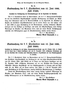 Gesetz-und Verordnungsblatt für das Königreich Böhmen 18660703 Seite: 15