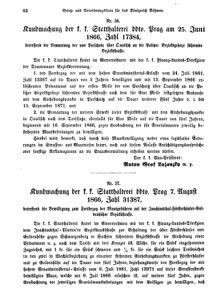 Gesetz-und Verordnungsblatt für das Königreich Böhmen 18660924 Seite: 2