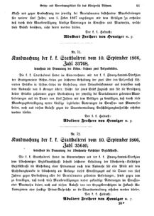 Gesetz-und Verordnungsblatt für das Königreich Böhmen 18661012 Seite: 3