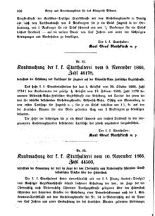 Gesetz-und Verordnungsblatt für das Königreich Böhmen 18661206 Seite: 2