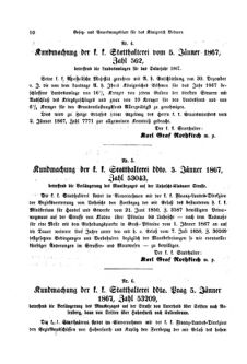 Gesetz-und Verordnungsblatt für das Königreich Böhmen 18670201 Seite: 2