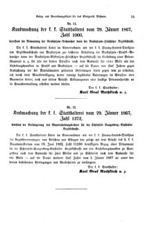 Gesetz-und Verordnungsblatt für das Königreich Böhmen 18670220 Seite: 3